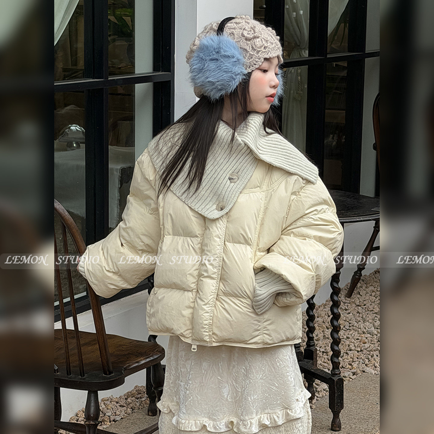 女童羽绒服超好看90白鸭绒外套