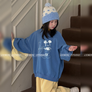 2025新款 Lemon 韩系卫衣 加绒加厚 Studio女童冬装