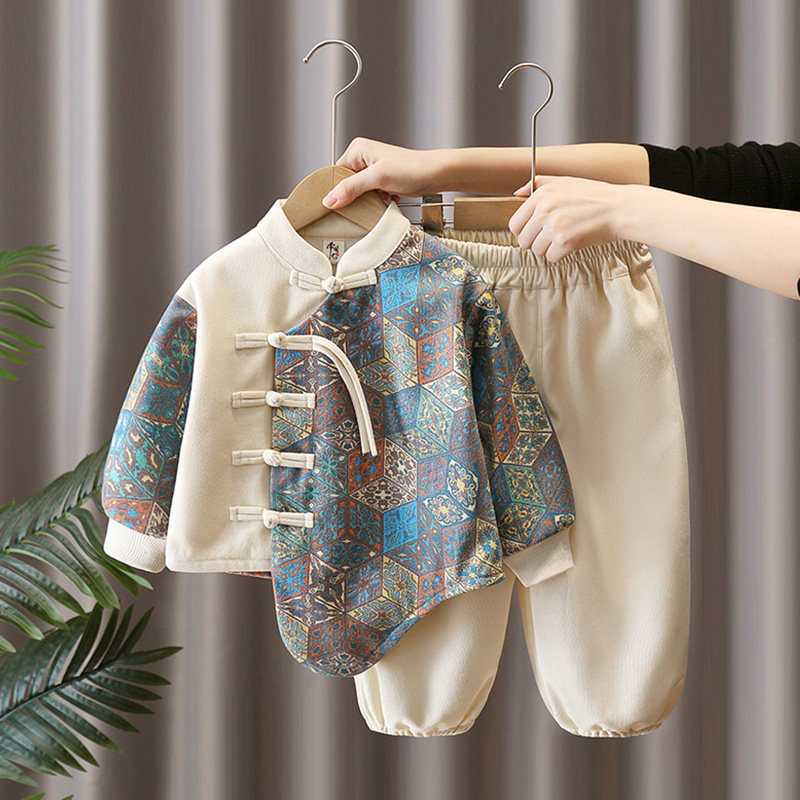 男童汉服套装加绒冬装2025新款唐装国风新中式古装儿童元旦演出服,童装/婴儿装/亲子装,汉服,淘宝优惠券,粉丝福利购,淘宝优惠卷