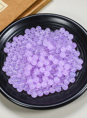 天然粉紫色玉髓珠子散珠diy手工项链手链珠水晶串珠饰品配件材料