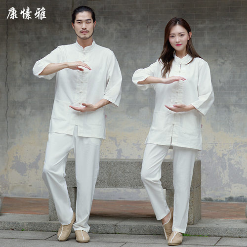 中式佛系衣服套装禅意居士2026春