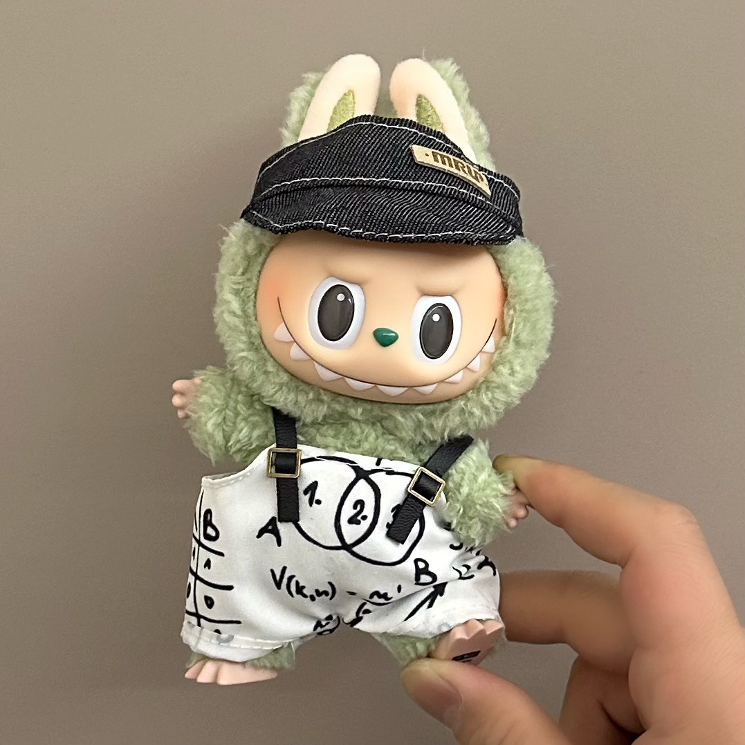 thumbnail for 17cm Labubu Doll Clothes Vinyl Labubu Doll Can Be Worn and Changed into Clothes Suit 123 Generations