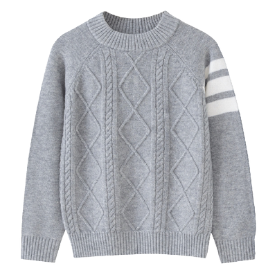 菱形~100纯羊毛~青少年毛衣