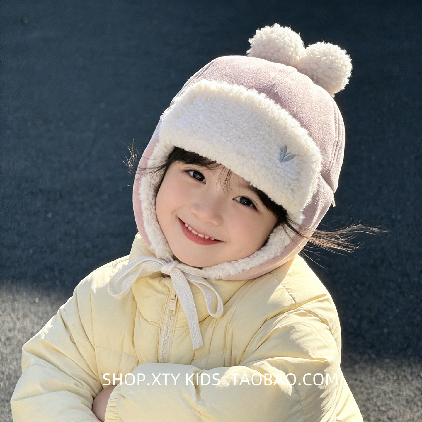 儿童雷锋帽冬季羊羔绒保暖加厚户外防风男女小孩爱心宝宝护耳帽子,童装/婴儿装/亲子装,帽子,淘宝优惠券,粉丝福利购,淘宝优惠卷