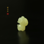 2026属马佩戴六合属相 黄口料生肖羊挂件 天然黄玉羊吊坠 和田玉