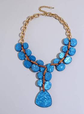 exaggeration retro butterfly 长necklace  原创设计ethnic styl