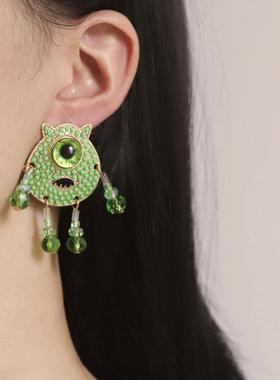 creativity fashion 清新绿色wacky 卡通动漫人物 小众personalit