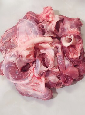 天天新鲜人家猪肉护心肉猪心白管连猪喉管整副卖拍一笔3斤