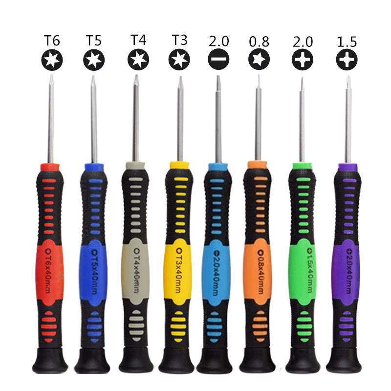 苹果手机维修拆机工具五星十字一字T23456螺丝批起子字手动螺丝刀