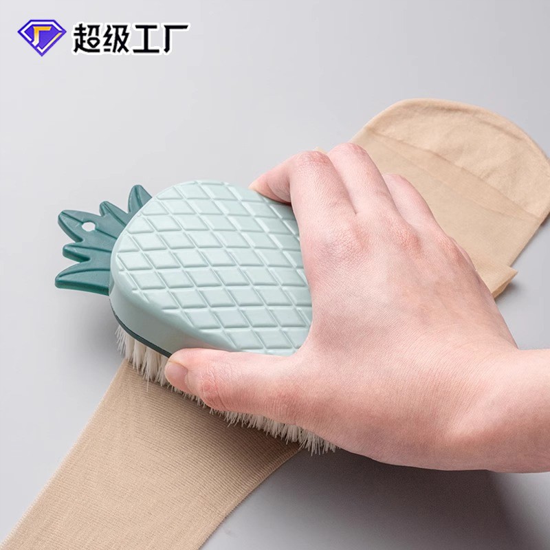 创意个性2023新款家用鞋刷刷子清洁刷不伤鞋纳米软毛绒面高颜值