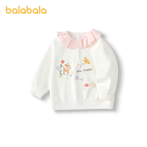 巴拉巴拉萌趣印花婴童上衣