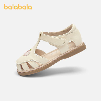 【balaOne】巴拉巴拉童鞋儿童凉鞋女童2026夏新款精致绣花休闲鞋