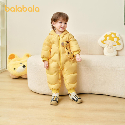 巴拉巴拉balaOne秋冬羽绒连体衣