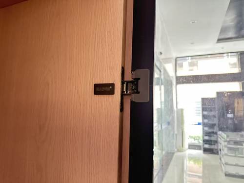 极简轻奢款隐藏式铝框门阻尼缓冲铰链萨里奇同款