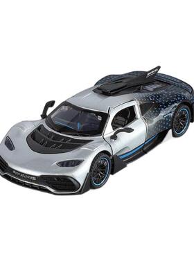 1:32奔弛amgONE合金车模型仿真跑车摆件儿童玩具小汽车男礼物