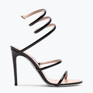 women 歐美時裝 sandals 大碼 涼鞋 圓頭環(huán)繞綁帶細跟女鞋