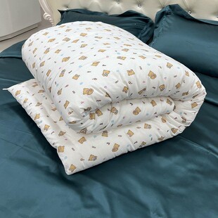 定做新疆棉花被儿童被芯120x180cm手工被130x180绗缝春秋薄夏单人