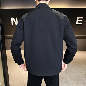 春装翻领夹克男士休闲2026新款青年外套男装 B320-2617-P125图片