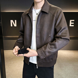 2026春季男士外套翻领麂皮绒潮牌时尚休闲夹克B320-JK8088-P140，男装夹克，电商B320