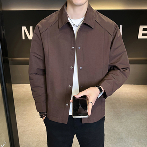 春装翻领夹克男士休闲2026新款青年外套男装 B320-2617-P125图片