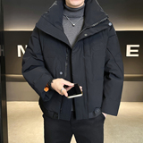 新标90绒高充绒羽绒服男极寒加厚保暖面包服A313-1862-P498，男装羽绒服，电商B320