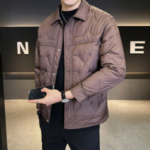 新标90绒 冬季轻薄羽绒服男士时尚保暖外套男装B320-5562-P195，男装羽绒服，电商B320