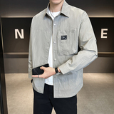 店主风2025新款夹克男士休闲时尚衬衣男外套B320-2506-P115，男装夹克，电商B320