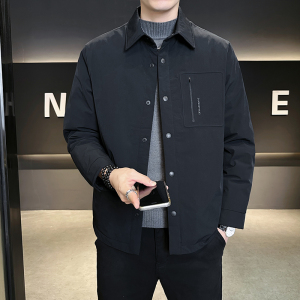 新标90绒 冬季轻薄羽绒服男士时尚保暖外套男装B320-5509-P195图片