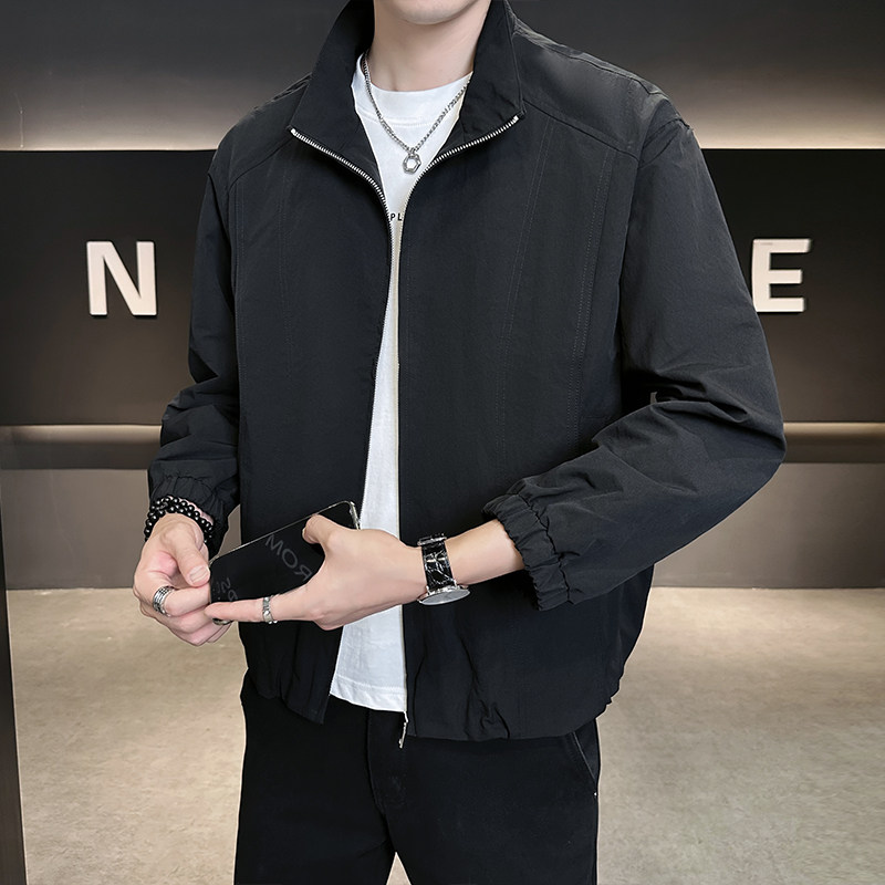 店主风立领夹克男士休闲时尚2025秋装新款男外套B320-85979-P135,男装夹克,电商B320