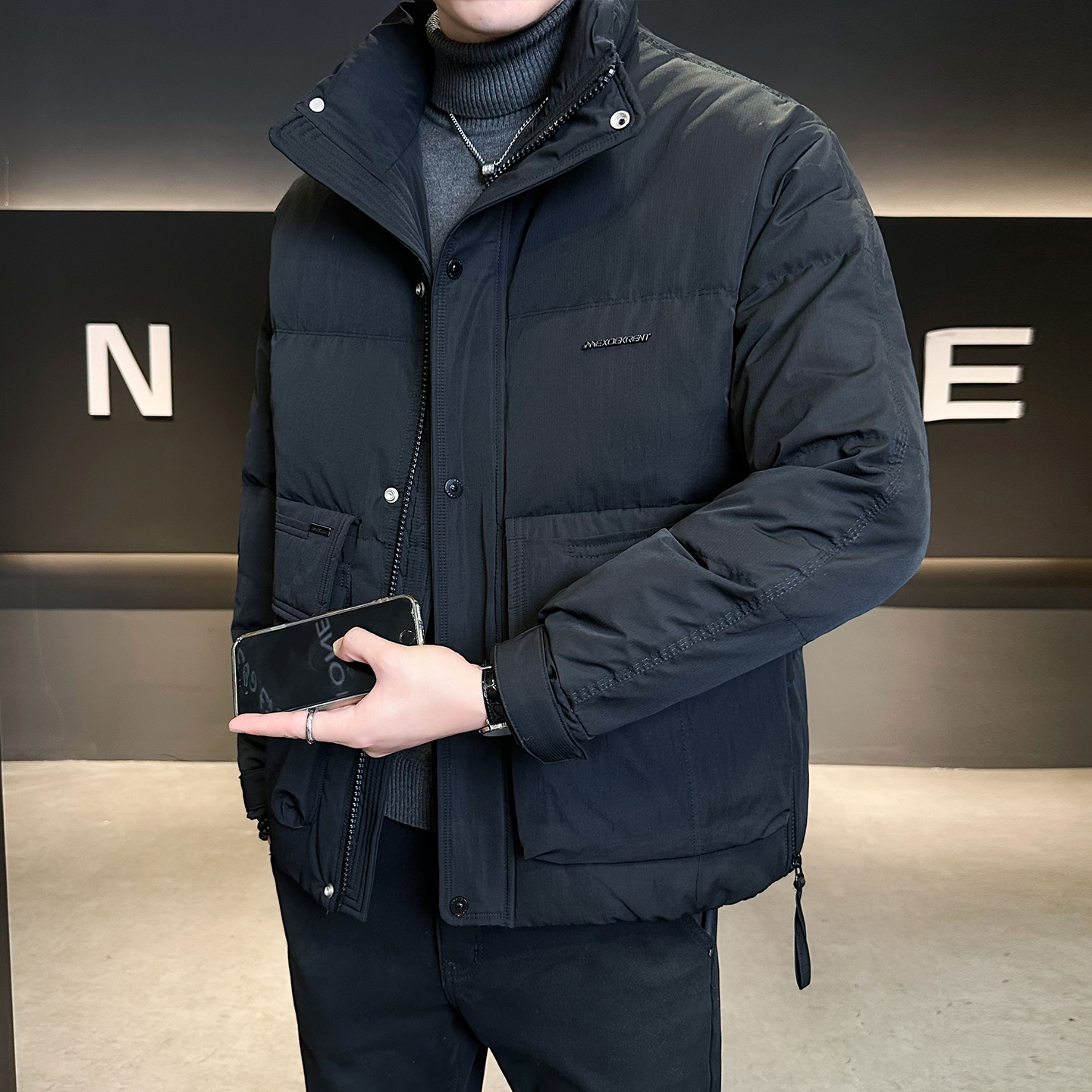 标50绒立领羽绒服男士2025新款保暖冬季外套男B320-6626-P225,男装羽绒服,电商B320 标50绒立领羽绒服男士2025新款保暖冬季外套男B320-6626-P225,男装羽绒服,电商B320