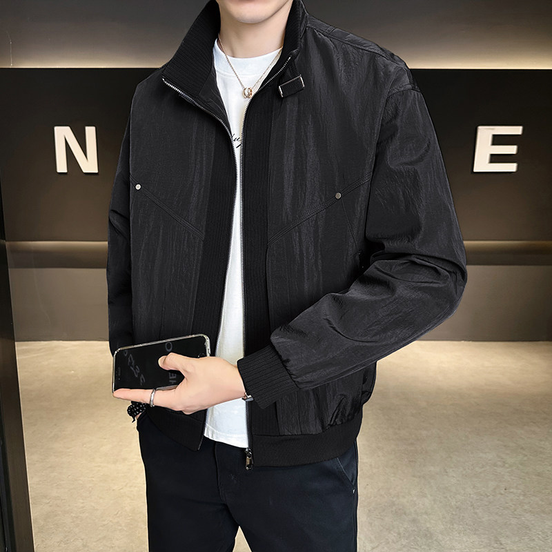 店主风休闲夹克男时尚简约高级感休闲外套男装B320-8605-P135,男装夹克,电商B320