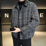 新标95绒小香风羽绒服男士2025新款外套男装B320-859240-P265，男装羽绒服，电商B320