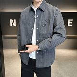 店主风2025新款夹克男士休闲时尚衬衣男外套B320-2506-P115，男装夹克，电商B320