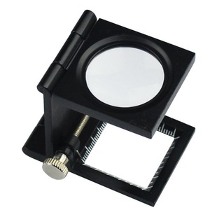 上海美精 全锌合金 三折式6倍放大镜 1寸照布镜MJ-C10D 印刷纺织