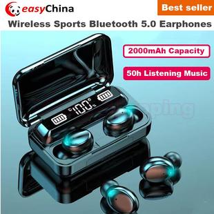 Wireless Earphones 5.0 TWS Earbuds Sports Bluetooth Headsets