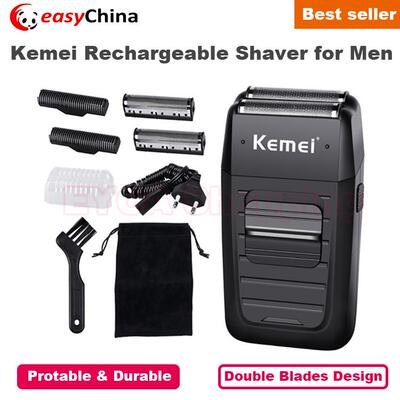 Electric Shaver for Men Rechargeable Cordless Razor Portable