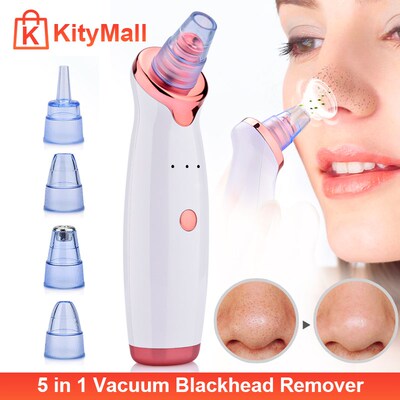 Vacuum Blackhead Remover Acne Pore Suction Face Cleaner USB
