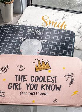 Entrance door Bath Floor Shower Rug Non-slip Mat guard carp