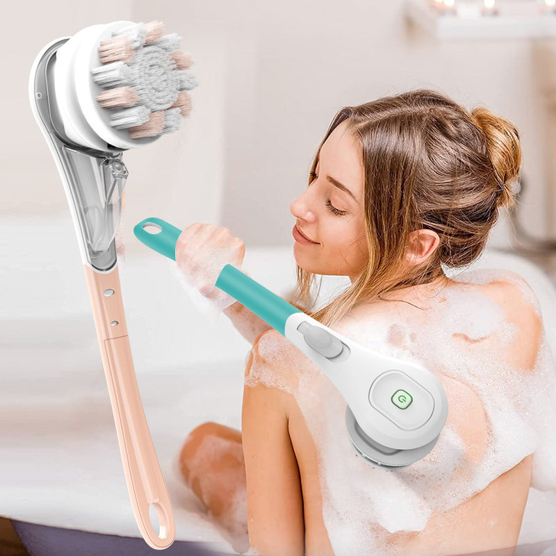 Electric bath brush for lazy people to rub their backs, wash