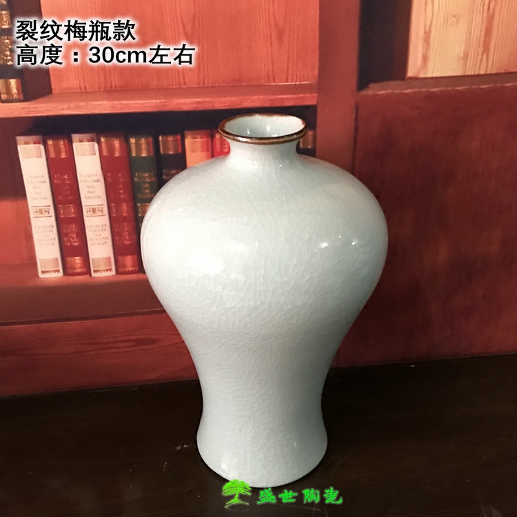 景德镇仿古官窑白色中式风陶瓷器