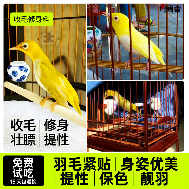 西蜀堂手工绣眼鸟食收毛修身绣眼专用饲料绣眼鸟粮绣眼鸟食饲料