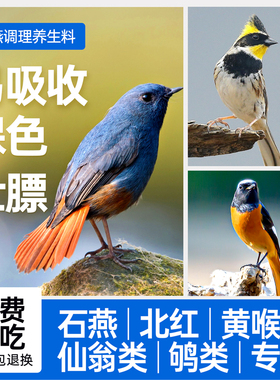 西蜀堂石燕鸟食虎头凤春暖鸟食北红饲料仙翁嗜虫鸟保色亮羽养生料