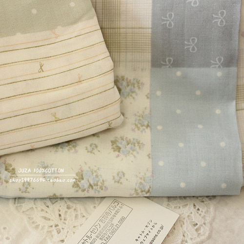 日系婴儿级a类纯棉双层纱衣服床品手工浴巾口水巾睡衣布料面料