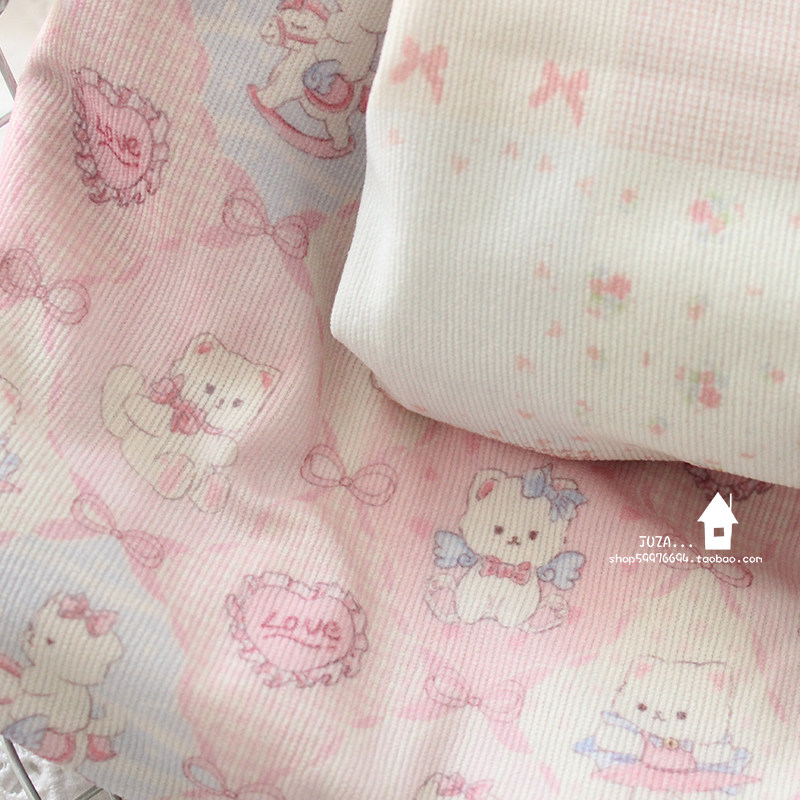 日韩超柔灯芯绒手工衣服