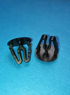 环保POM黑色定位夹GA-C1126-01,固定物件与面板贴合,快速弹性安装