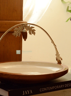 橡果托盘珠宝北欧风格