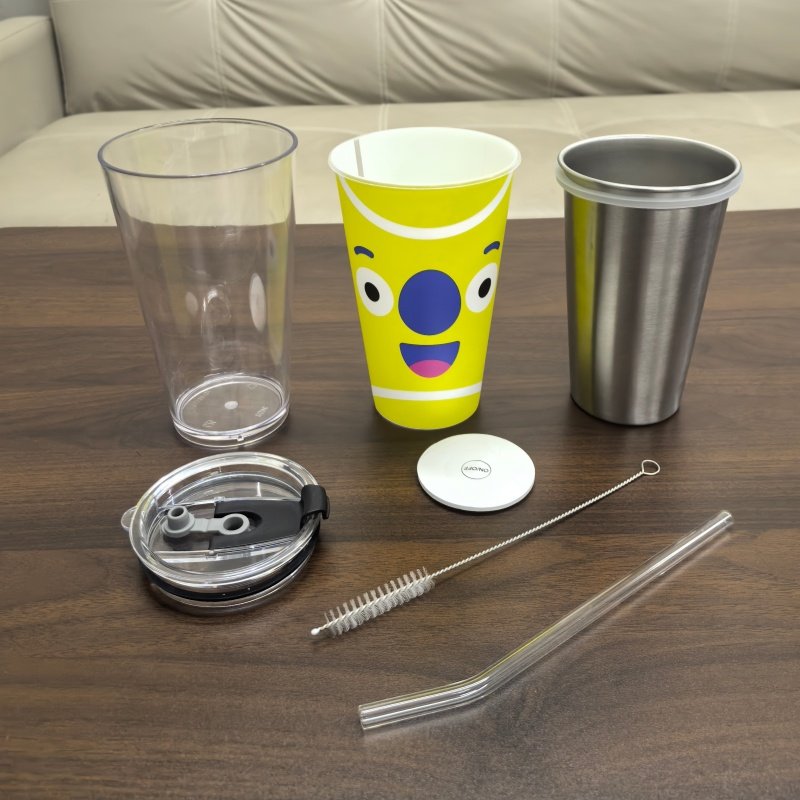 瑞幸联名澳网超大杯PP杯改造DIY全套304不锈钢内胆亚克力外壳吸管,餐饮具,随手杯,淘宝优惠券,粉丝福利购,淘宝优惠卷