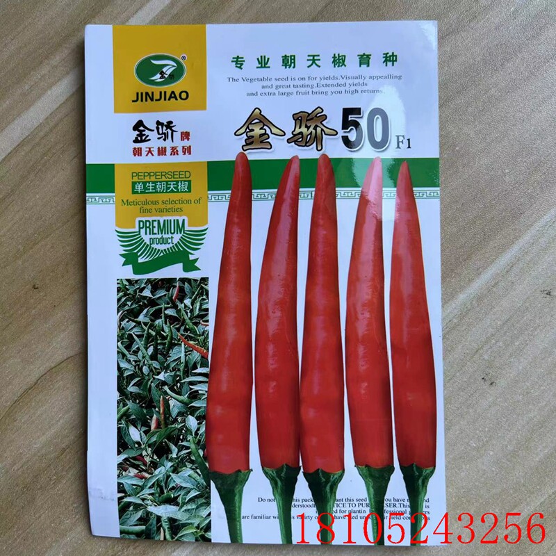 权御天下大果朝天椒种子金骄辣王椒中霸金骄50金骄39原厂正品辣椒