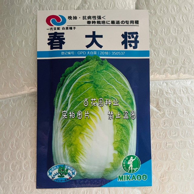 百花园种业春大将播白菜