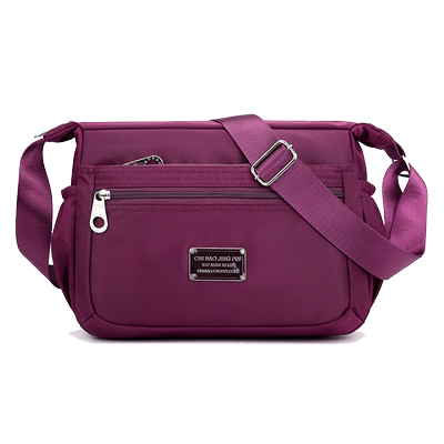 驰豹大容量单肩斜挎包妈妈包